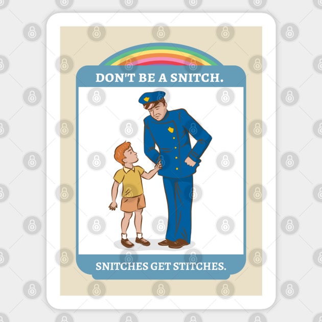 snitches get stitches Sticker by hunnydoll